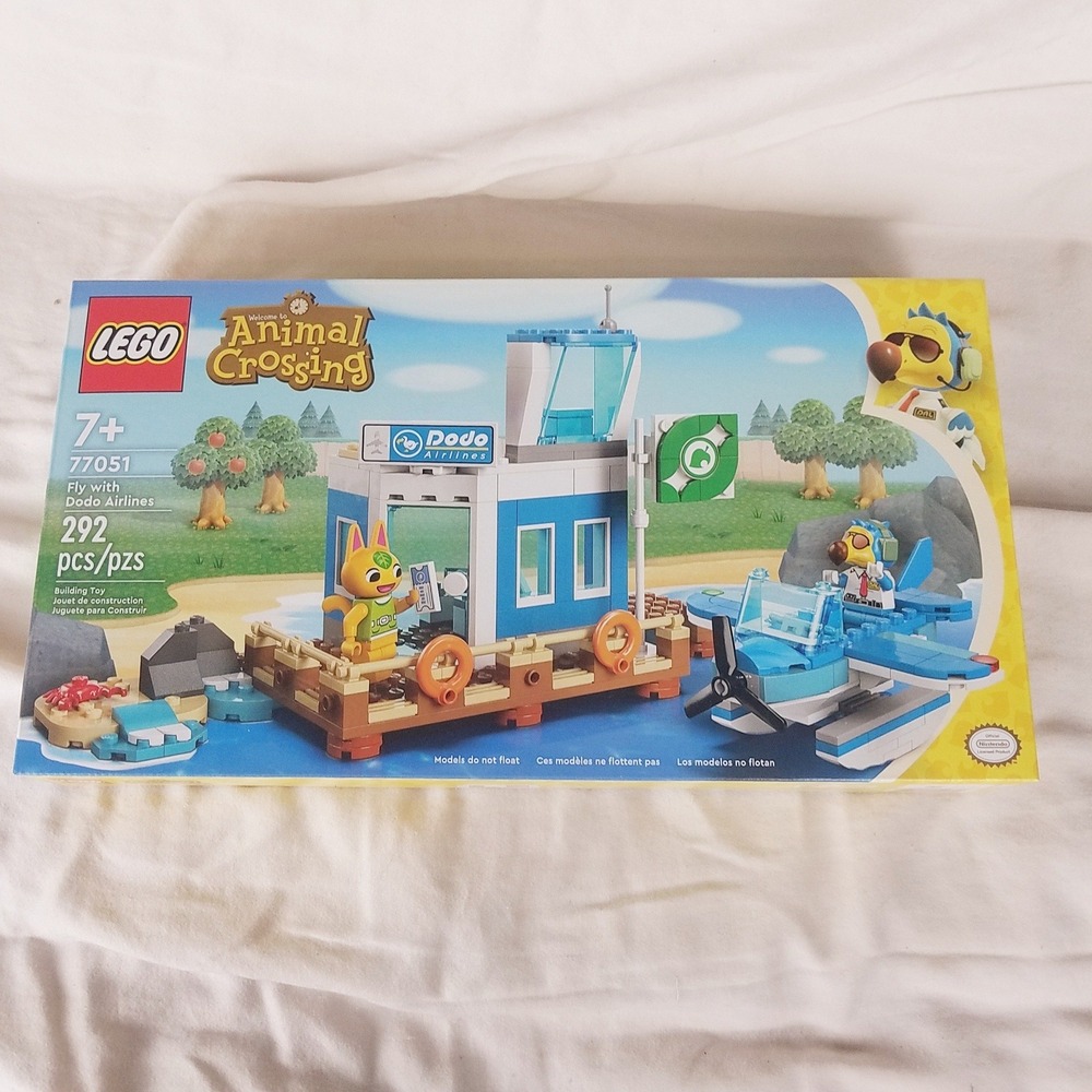 LEGO Animal Crossing 77051 Fly with Dodo Airlines 292pc NEW Wilbur Tangy Plane